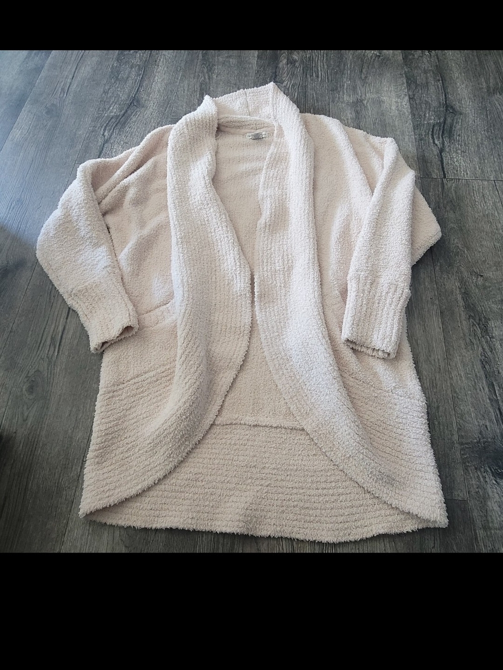 cupcakes & cashmere Plush Open-Front Cardigan - Light Beige